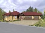 The Guidry Residence (Artisan E1142-10) House Plan Number: E007