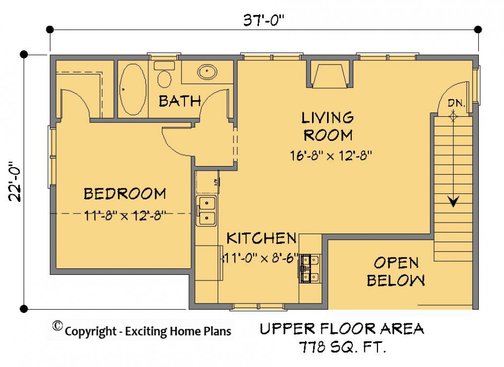 House Plan E1672-10 Main Floor Plan