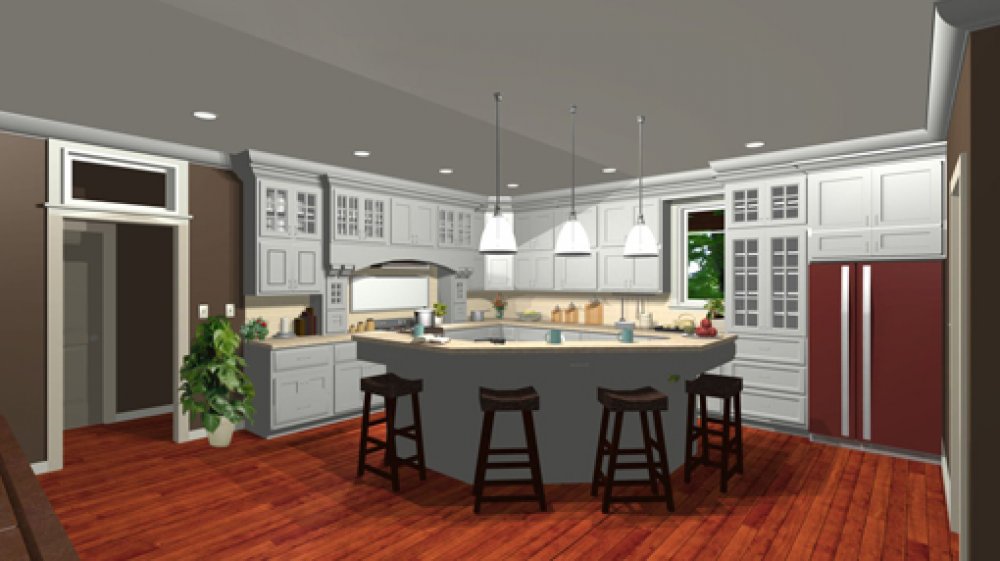 House Plan E1139-10 Interior Kitchen 3D Area