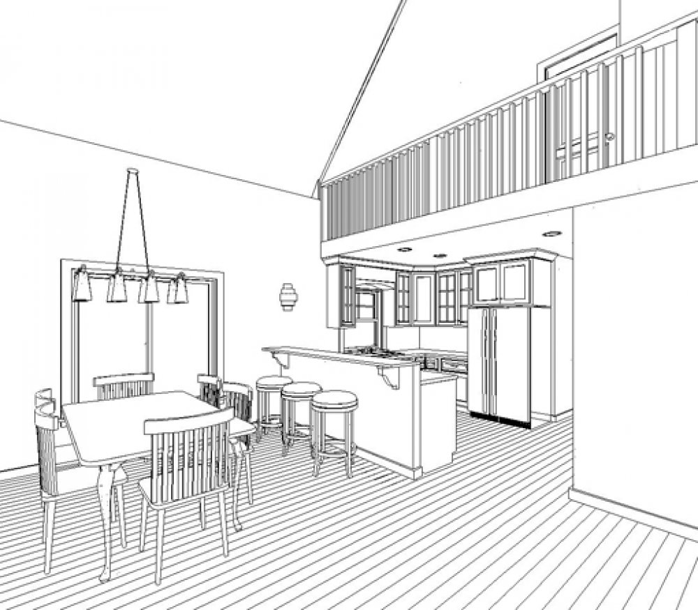 House Plan E1114-11  Interior Living Area
