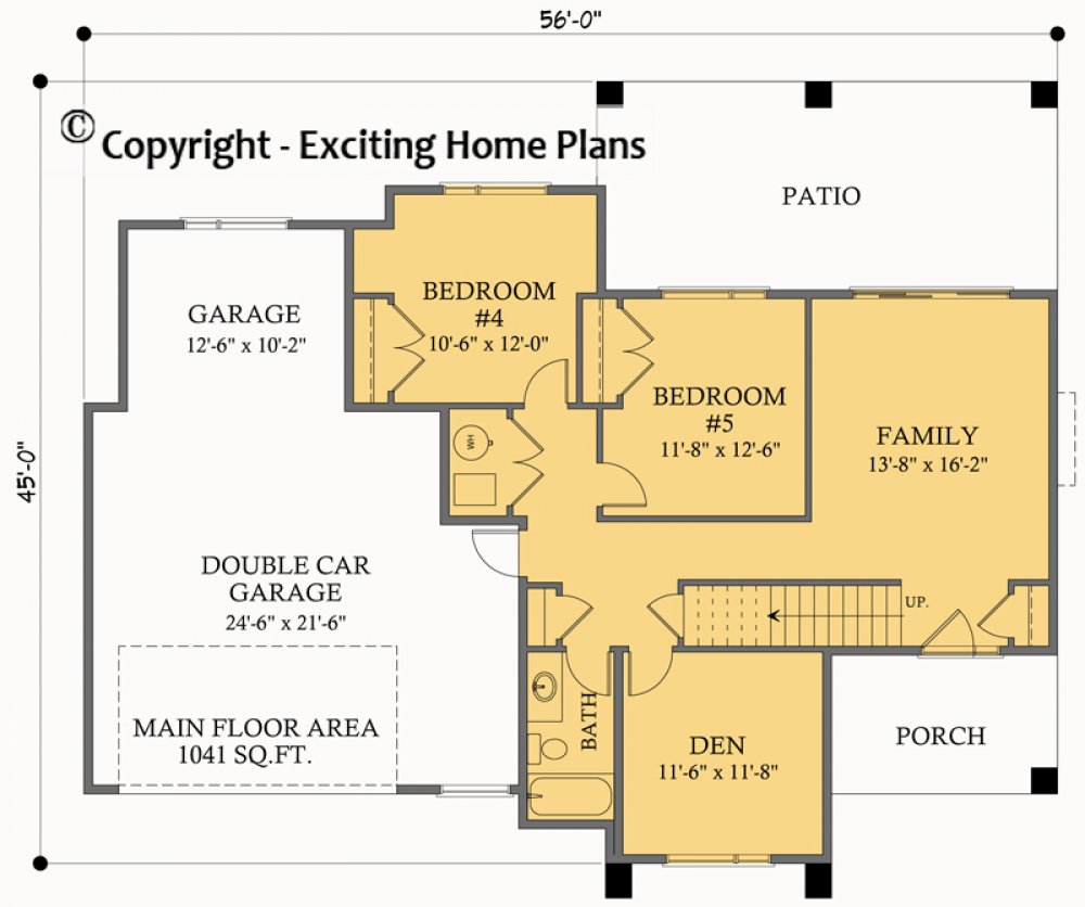 House Plan E1770-10 Entry Level Plan