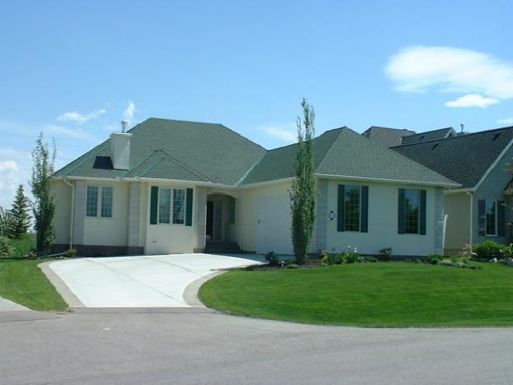House Plan E1232-10 Exterior Photo of House REVERSE
