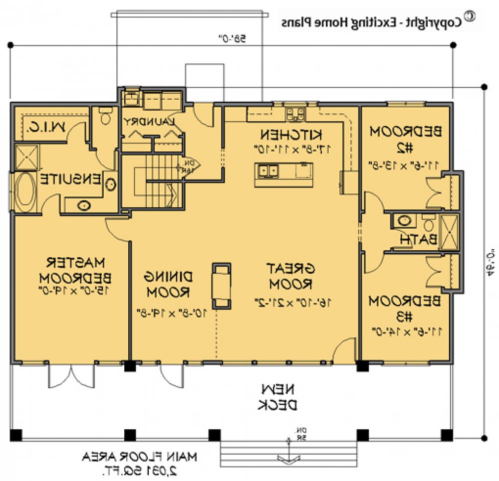 House Plan Information for Malibu Beach 1 Storey House